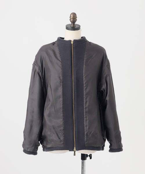 NOBLE（ノーブル） ノーカラーコート コート 「追加」MTRレイズド