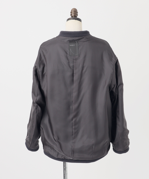 NOBLE（ノーブル） ノーカラーコート コート 「追加」MTRレイズド