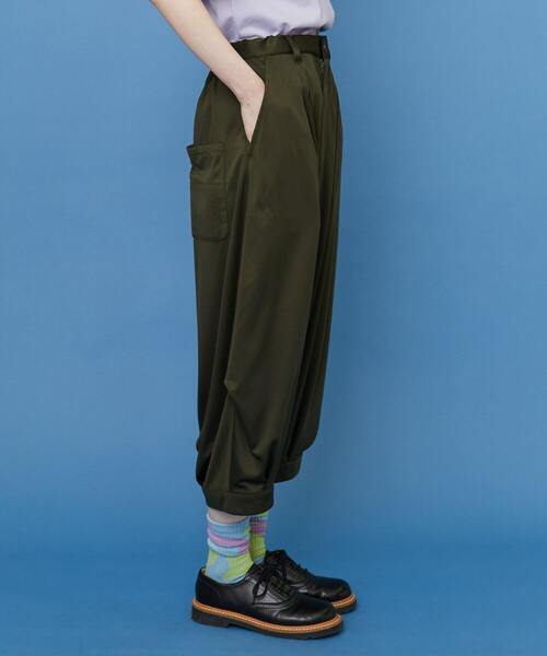 FRAPBOIS（フラボア） サルエルパンツ 1 カーキ レディース : ZOZOTOWN