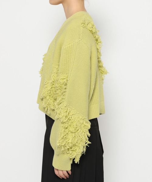 HARE（ハレ） カーディガン パッチワークニットカーディガン(HARE