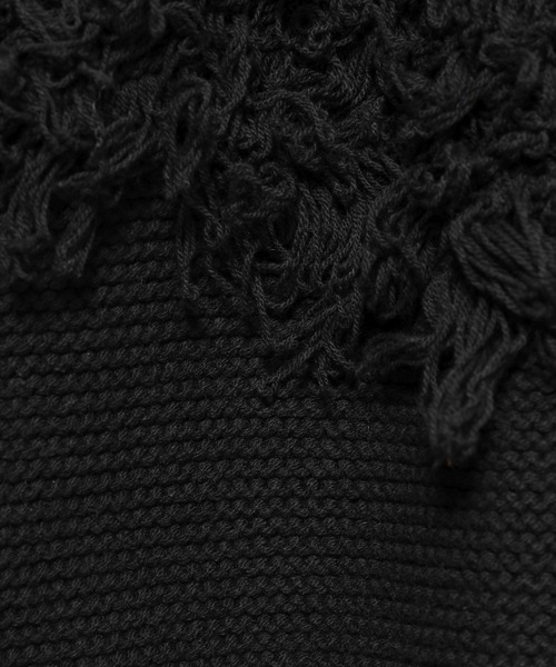 HARE（ハレ） カーディガン パッチワークニットカーディガン(HARE