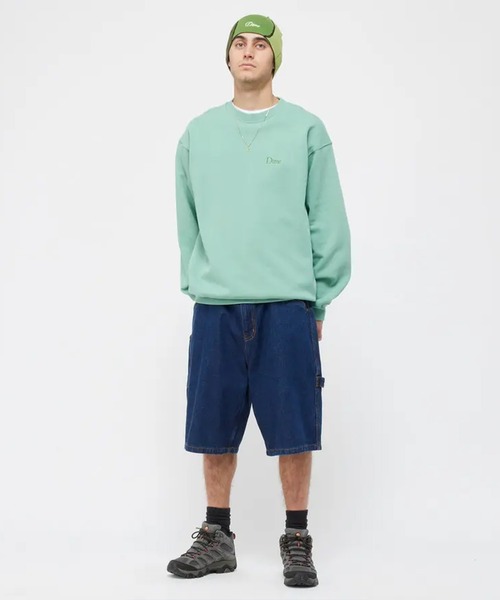 Dime ダイム グリーン クルーネックトレーナー トレーナー スウェット Dime/ダイム クルーネック Classic Small Logo