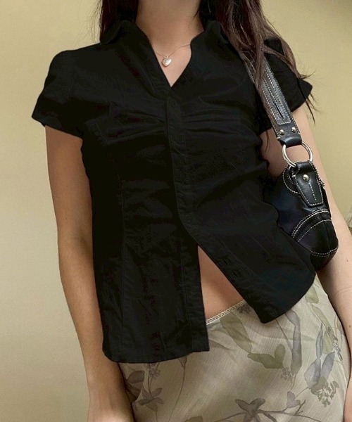 「almo」 「Lampoon」ノースリーブシャツ LARGE ホワイト レディース_画像7