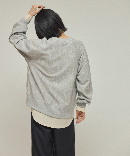 Americana グレー スウェット トレーナー　フリーサイズ AMERICANA（アメリカーナ） スウェットカットソー FREE グレー