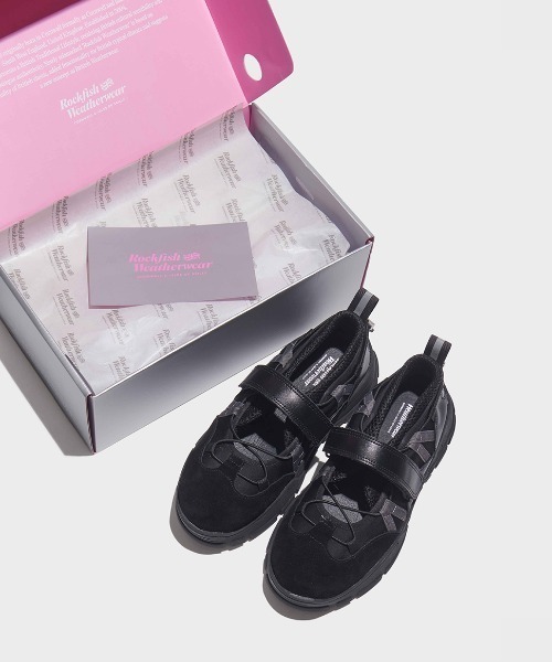 「ROCKFISH WEATHERWEAR」 ローカットスニーカー 23.0cm グレー レディース_画像2
