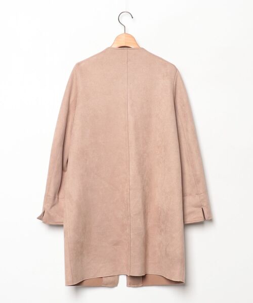 「andme」 ノーカラーコート M グレー系その他 レディース_画像2