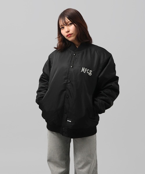 MFC STORE スタジャン MFC STORE S.Y.L NYLON STADIUM JACKET メンズ
