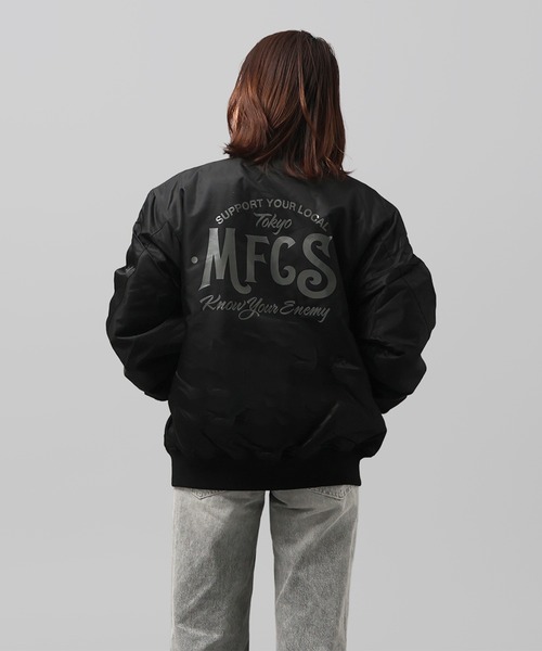 MFC STORE スタジャン MFC STORE S.Y.L NYLON STADIUM JACKET メンズ