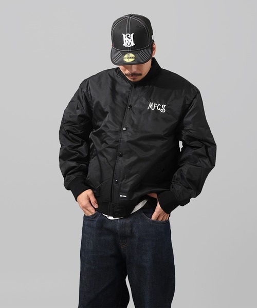 MFC STORE スタジャン MFC STORE S.Y.L NYLON STADIUM JACKET メンズ