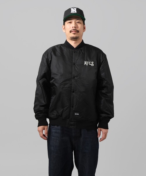 MFC STORE スタジャン MFC STORE S.Y.L NYLON STADIUM JACKET メンズ 