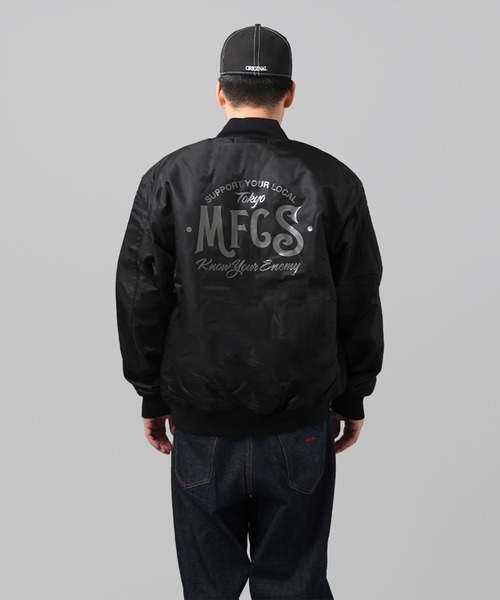 MFC STORE スタジャン MFC STORE S.Y.L NYLON STADIUM JACKET メンズ