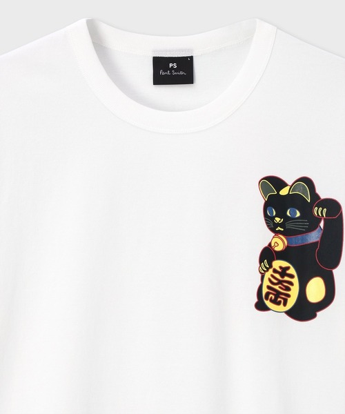 PS Paul Smith tシャツ Manekineko” Tシャツ / 162551 220X メンズ