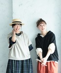 ベスト ジレ 気軽にいけちゃう、フードなVネッ...の詳細画像1