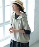 ベスト ジレ 気軽にいけちゃう、フードなVネッ...の詳細画像3