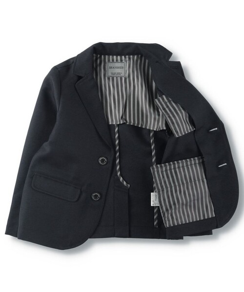 「branshes」 「KIDS」テーラードジャケット 120 グレー キッズ_画像5