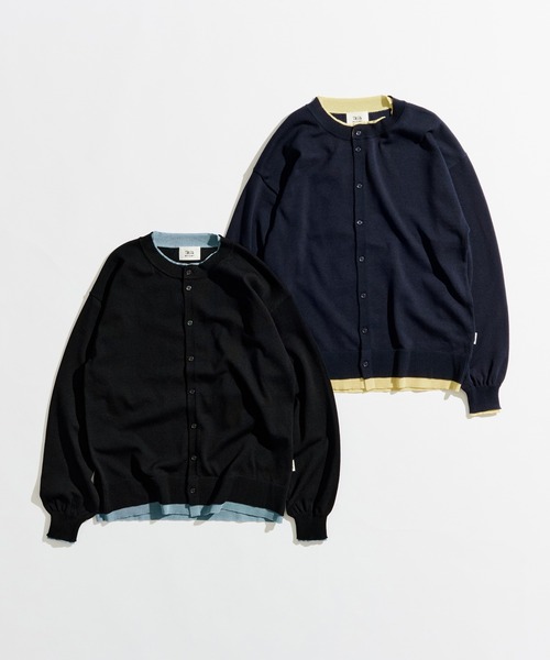 「WETTEMPT」 カーディガン LARGE ブラック メンズ_画像4