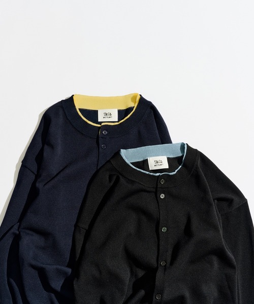 「WETTEMPT」 カーディガン LARGE ブラック メンズ_画像6