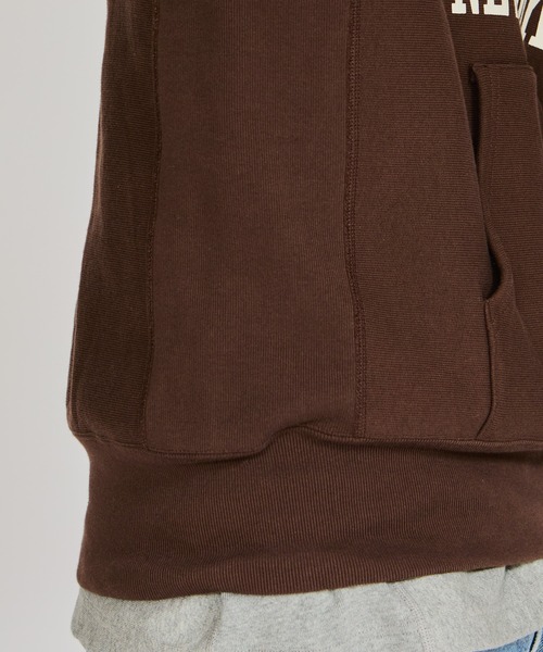 「Champion」 プルオーバーパーカー LARGE ブラック メンズの画像
