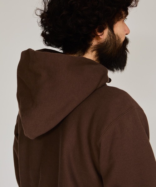「Champion」 プルオーバーパーカー LARGE ブラック メンズの画像