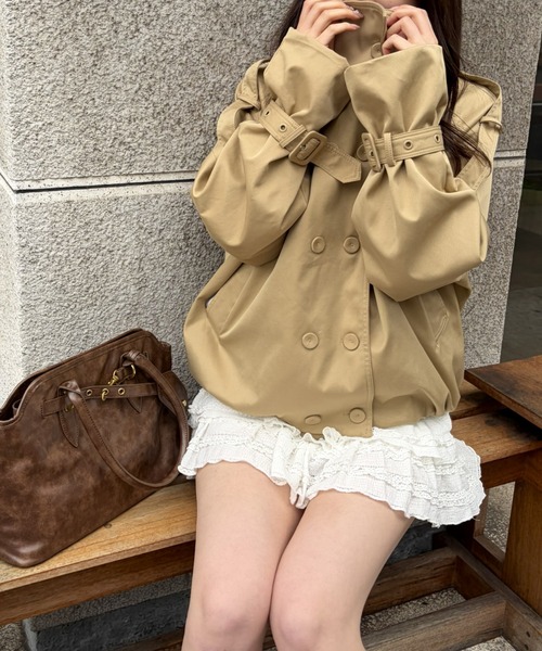 スタンドカラー ショート丈トレンチコート スタンドカラーショートトレンチコート | JILL by JILL STUART（ジル