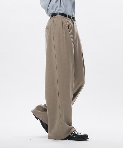 AD1994 CDGH 2タックワイドスラックス　スナップボタン　田中オム COMME des GARCONS HOMME / コムデギャルソン オム 90s 田中オム