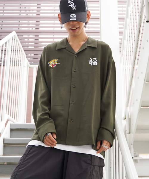 「VENCEEXCHANGE」 長袖シャツ L ブラック メンズ_画像3