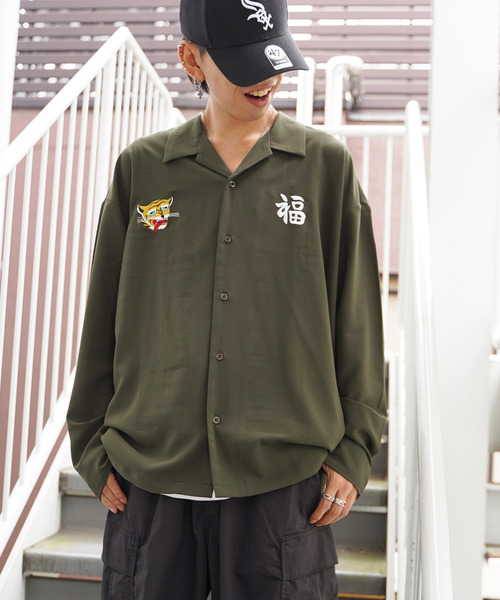 「VENCEEXCHANGE」 長袖シャツ L ブラック メンズ_画像4