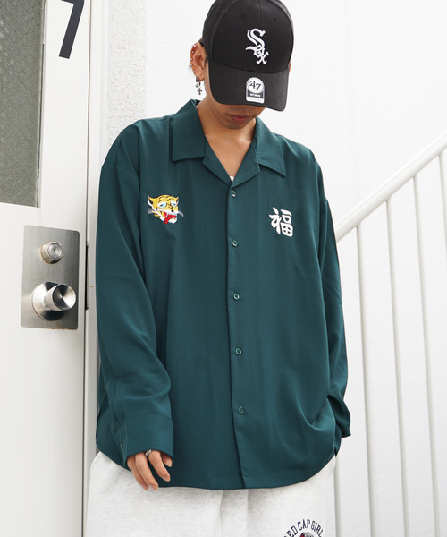 「VENCEEXCHANGE」 長袖シャツ L ブラック メンズ_画像6