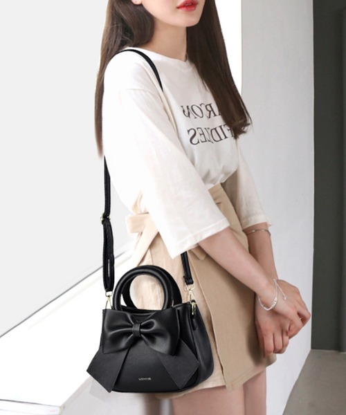 Lace Ladies（レースレディース） ハンドバッグ 2way レザー調 BIG