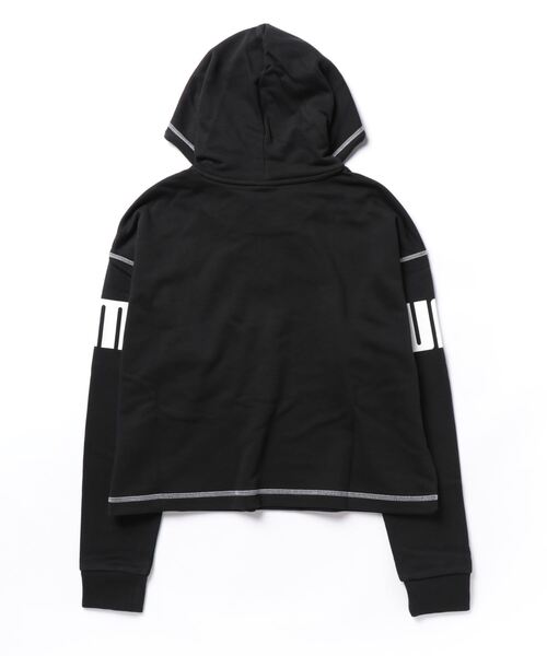 「PUMA」 プルオーバーパーカー X-LARGE ブラック レディース_画像2