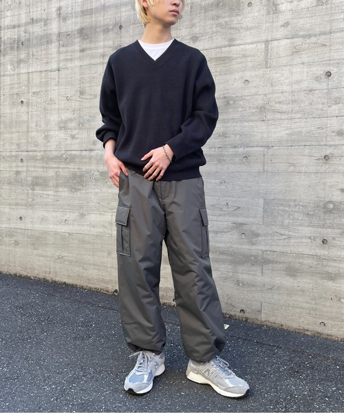 「SETUP7」 カーゴパンツ L ブラック メンズ_画像2