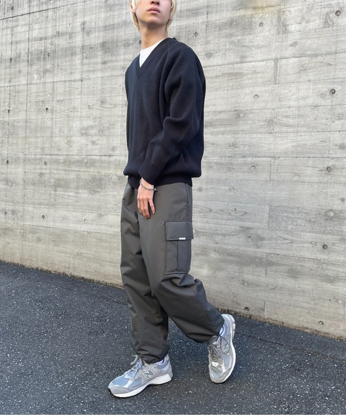 「SETUP7」 カーゴパンツ L ブラック メンズ_画像7