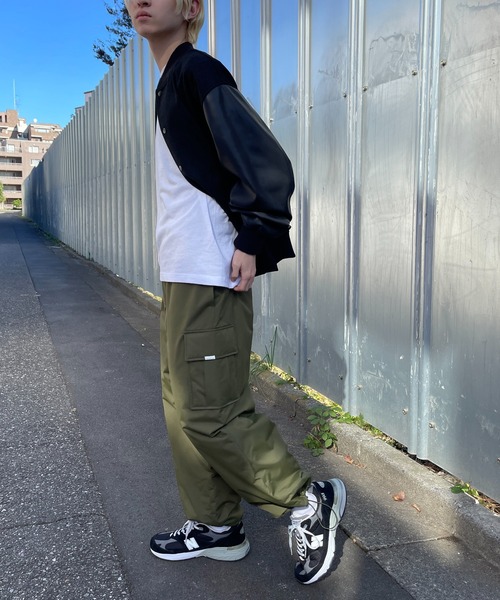 「SETUP7」 カーゴパンツ L ブラック メンズ_画像9