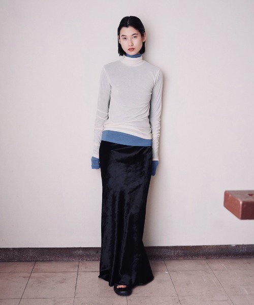 カットソー(長袖/七分) enof velour top ENOF（イナフ）の「velour top（その他トップス）」 - WEAR