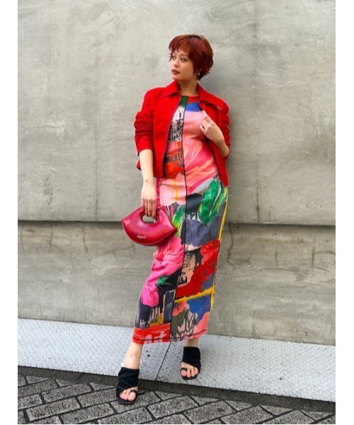 Desigual ワンピース ドレス 2023秋冬コレクション Desigual（デシグアル） ワンピース アートコラージュワンピース