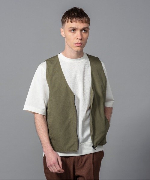「MR.OLIVE」 ベスト MEDIUM ブラック メンズの画像