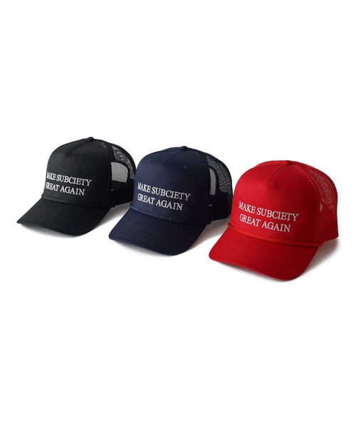 「Subciety」 キャップ FREE ブラック メンズ_画像2