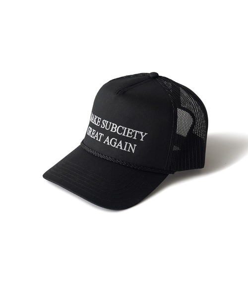 「Subciety」 キャップ FREE ブラック メンズ_画像3