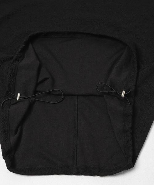 tシャツ カットジャガードドロスト五分袖プルオーバー レディースの画像