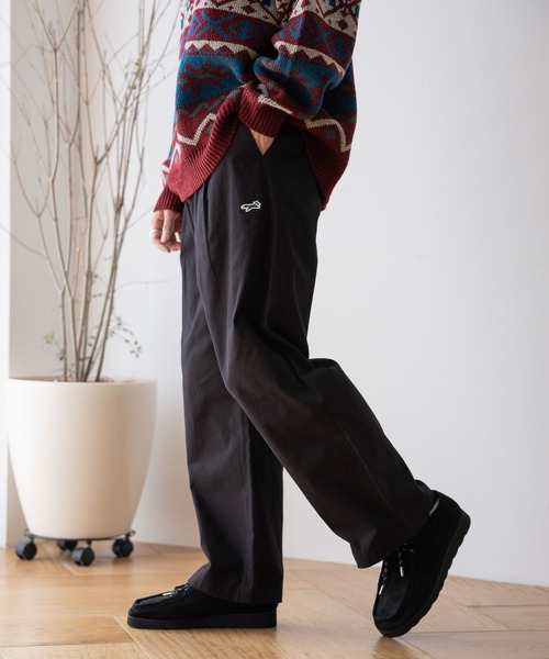 「RAGEBLUE」 「penney’s」チノパンツ LARGE ブラック メンズ_画像6