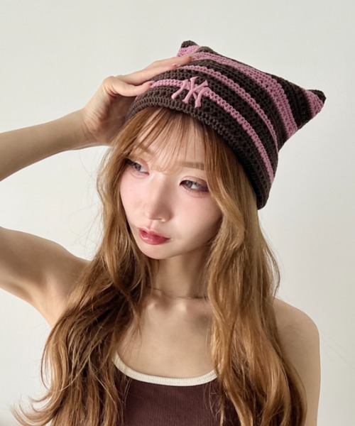 mlb korea キャップ　ニット帽 MLB ニット帽 ニットキャップ レディース メンズ : ZOZOTOWN Yahoo!店