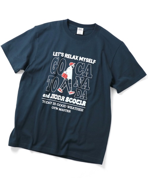 「gym master」 半袖Tシャツ MEDIUM ブラック メンズ_画像6