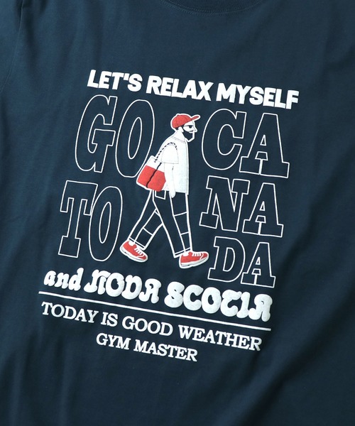「gym master」 半袖Tシャツ MEDIUM ブラック メンズ_画像9