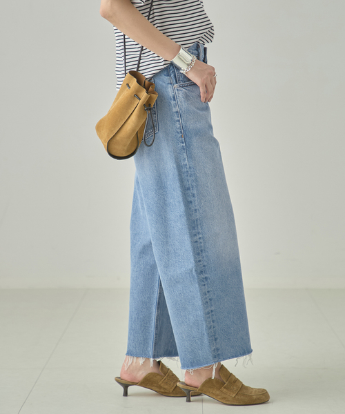ジーンズ デニム デニムパンツ CITIZENS OF HUMANITY AYLA RAW HEM CROP デニムパンツ 2117C-1810の画像