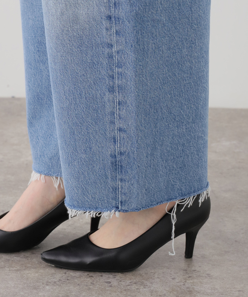 ジーンズ デニム デニムパンツ CITIZENS OF HUMANITY AYLA RAW HEM CROP デニムパンツ 2117C-1810の画像