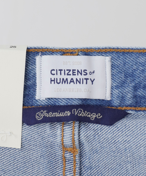 ジーンズ デニム デニムパンツ CITIZENS OF HUMANITY AYLA RAW HEM CROP デニムパンツ 2117C-1810の画像