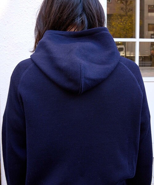 パーカー 「GALLIA/ガッリア」Knit hoodie メンズの画像