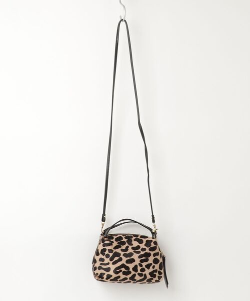 「GIANNI CHIARINI」 レオパード2WAYバッグ - ベージュ レディース_画像2
