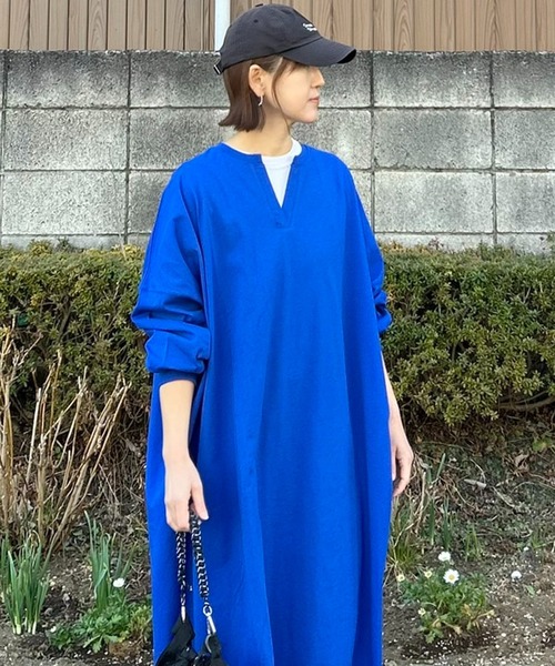 「notch.」 長袖ワンピース M ブラック レディース_画像9