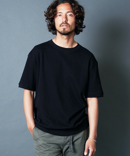 「Magine」 半袖Tシャツ 46 ブラック メンズ_画像8